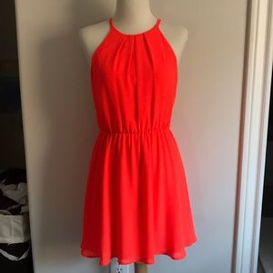 Neon Coral Dress
